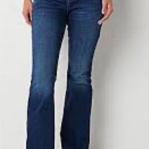 a.n.a Dark Blue Flare Women's Jeans